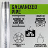 STZ Industries 1-1/4 in. MIP each X 1-1/4 in. D MIP Galvanized Steel 5 in. L Nipple