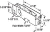 Prime-Line 1-1/8 in. D X 0.69 in. L Steel Roller Assembly 1 pk