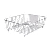 Rubbermaid 5.9 in. H x 13.8 in. W x 17.6 in. L Steel Dish Drainer Chrome (Pack of 6)