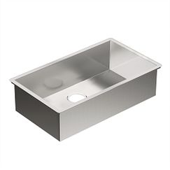 31x18 stainless steel 18 gauge single bowl sink