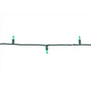 Celebrations Platinum LED T5 Green 50 ct String Christmas Lights 25 ft.