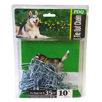 PDQ Silver Swivel Steel Dog Tie Out Chain Small/Medium
