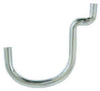 Crawford Zinc Plated Black/Silver Steel 0.6 in. Peg Hooks 8 pk
