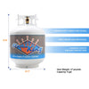 Flame King Powder Coated High Grade Steel Welded Propane Cylinder 20 lbs.