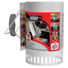 Weber Rapidfire Chimney Starter  Aluminized Steel  Heat-Resistant Handle  No Assembly Required