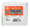 Hillman 1/2 in. X 10 in. L Hex Hot Dipped Galvanized Steel Lag Screw 25 pk