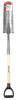 True Temper 46.5 in. Steel Drain Spade Wood Handle