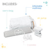 Regalo White Nylon Toddler Bed 1 pk