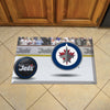 NHL - Winnipeg Jets Rubber Scraper Door Mat