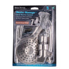 Whedon Blaster Massage Brushed Nickel Plastic 5 settings Handheld Showerhead 2 gpm
