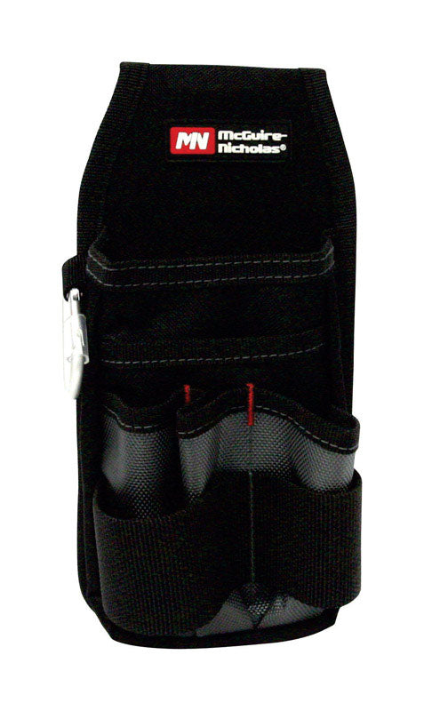 McGuire-Nicholas 8 in. W Polyester Tool Pouch 8 pocket Black 1 pc