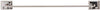 Decko Diamond Chrome Silver Towel Bar 18 in. L Steel