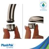 Plumb Pak Chrome 55/64 in. x 15/16 in. Dual Thread Aerator 1
