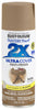 Rust-Oleum Painter's Touch Ultra Cover Satin Nutmeg Spray Paint 12 oz. (Pack of 6)