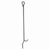 Panacea Black Powder Coated Steel Fireplace Poker