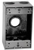 Sigma Engineered Solutions New Work 18.3 cu in Rectangle Metallic 1 gang Weatherproof Box Gray