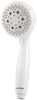 PlumbCraft White 6 settings Handheld Showerhead 2 gpm