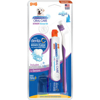 Nylabone Advanced Oral Care Senior Dog Dental Kit Small Dog