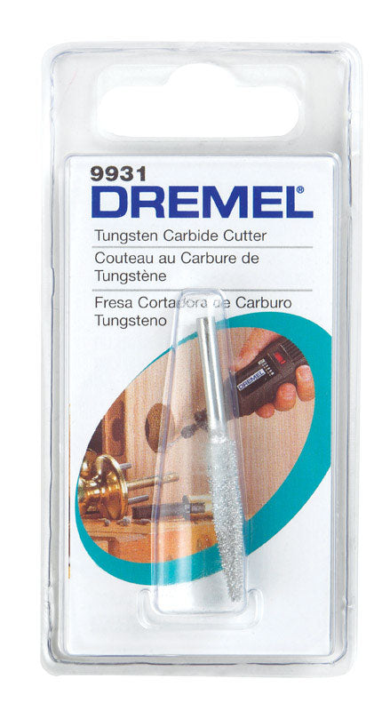 Dremel 1/4 in. X 1-1/2 in. L Tungsten Carbide Taper Cutter 1 pk