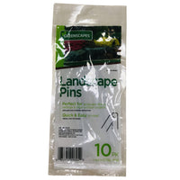 Greenscapes 1 in. W X 4 in. L Steel Landscape Fabric Pins 10 pk