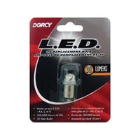 Dorcy 3V LED Flashlight Bulb 1W 30 Lumens Replacement - 100,000 Hours - Open Box