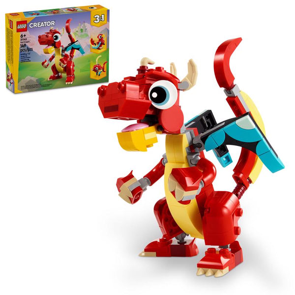 LEGO Creator Creator Red Dragon ABS Plastic Multicolor 149 pc