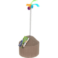 Corrugated Bat-N-Bounce Cat Toy