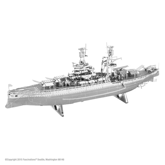 Fascinations Metal Earth USS Arizona 3D Model Kit Metal Silver