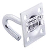 Hampton Small Zinc-Plated Silver Steel 1.75 in. L Clothesline Hook Plate Type 200 lb. 1 pk (Pack of 10)
