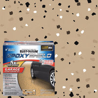Epoxy Shield Resin Garage Floor Kit, Tan (Pack of 2)