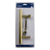 National Hardware Madison 31/32 in. D X 12 in. L Brushed Gold Steel Pull Handle 1 pc