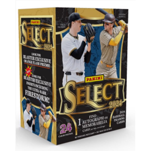 Panini Select 2024 Baseball Blaster Box Trading Cards Multicolored (Pack of 20)