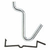 8PK 1/4"ZN Lock Crve Hk (Pack of 6)