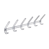 iDesign WM Hook 19.9 in. L Chrome Silver Steel Hook Rack 1 pk (Pack of 4)