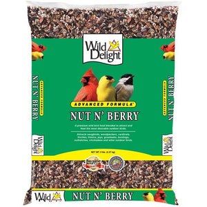 Wild Delight Nut N Berry Assorted Species Sunflower Kernels Wild Bird Food 5 lb (Pack of 6)