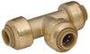 SharkBite Push to Connect 1/4 in. PTC X 1/4 in. D PTC Brass Tee