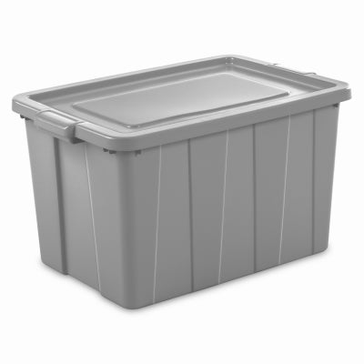 Sterilite 17.125 in. H X 20 in. W X 30 in. D Stackable Storage Tote (Pack of 4)