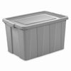 Sterilite 17.125 in. H X 20 in. W X 30 in. D Stackable Storage Tote (Pack of 4)
