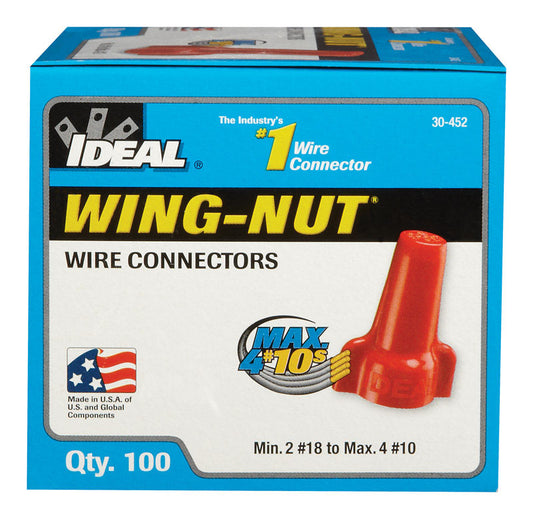Ideal Wing-Nut Wire Connector 100 pk