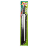 Coleman Plastic Black Hardened Steel Machete 18 in. L