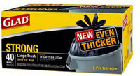 Glad 30 gal Trash Bags Quick Tie 1 pk