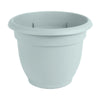 Bloem Misty Blue Plastic UV-Resistant Bell Ariana Planter 6.8 H x 8 Dia. in.