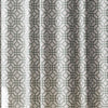 Zenna Home 72 in. H X 70 in. W Green Geometric Shower Curtain Fabric (Pack of 3)