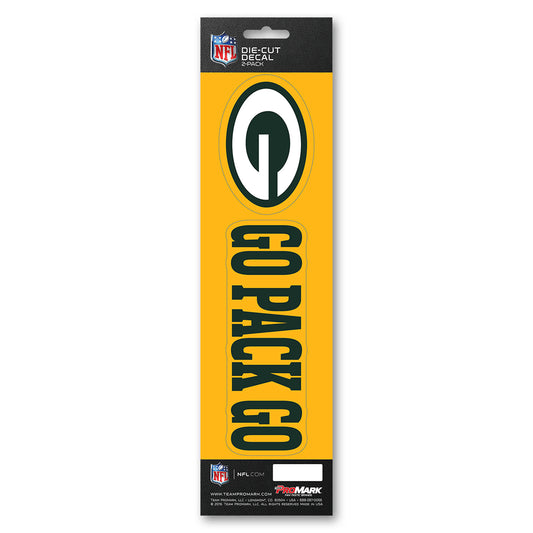 NFL - Green Bay Packers 2 Piece Decal Sticker Set