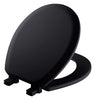 Mayfair by Bemis Cameron Round Black Enameled Wood Toilet Seat - Deal of The Week