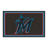 MLB - Miami Marlins 4ft. x 6ft. Plush Area Rug