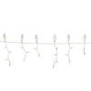 Celebrations Platinum LED C9 Warm White 70 ct Icicle Christmas Lights 9 ft.