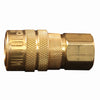 Tru-Flate Brass Quick Change Coupler 1/4 in. Female 1 pc.