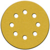 Norton Hook & Sand 5 in. Aluminum Oxide Hook and Loop A290 Sandpaper Vacuum Disc 60 Grit Coarse 25 p