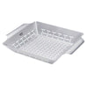 Weber Large Stainless Steel Grill Basket  13.8" x 11.8"  Ideal for Vegetables & Small Foods  Durable BBQ Accessory
